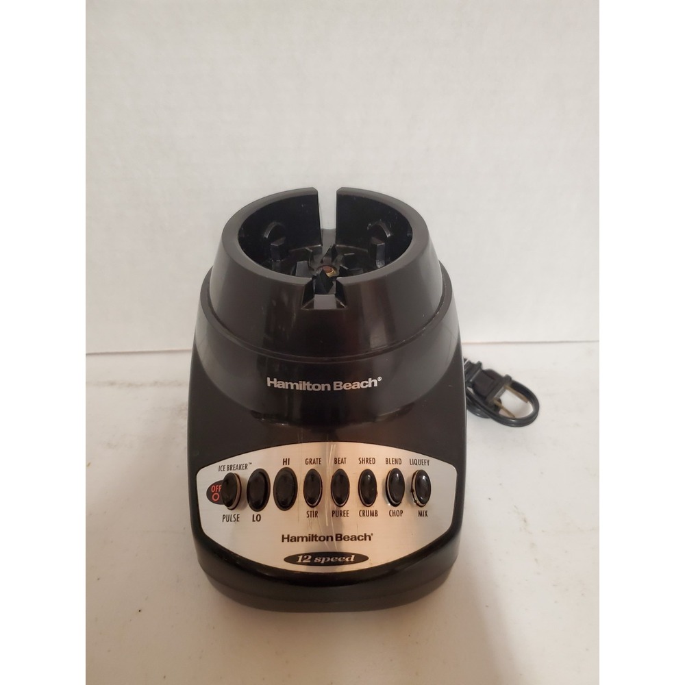 Hamilton Beach 12-speed blender base, model series 53530 or similar